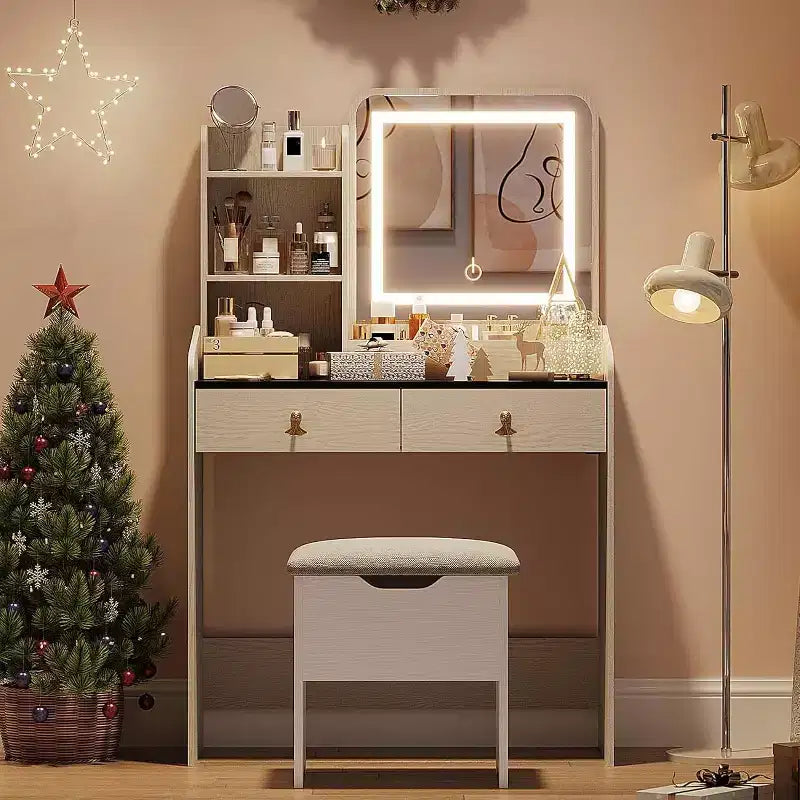 Coiffeuse avec miroir