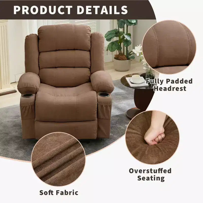 Fauteuil inclinable large pour adultes