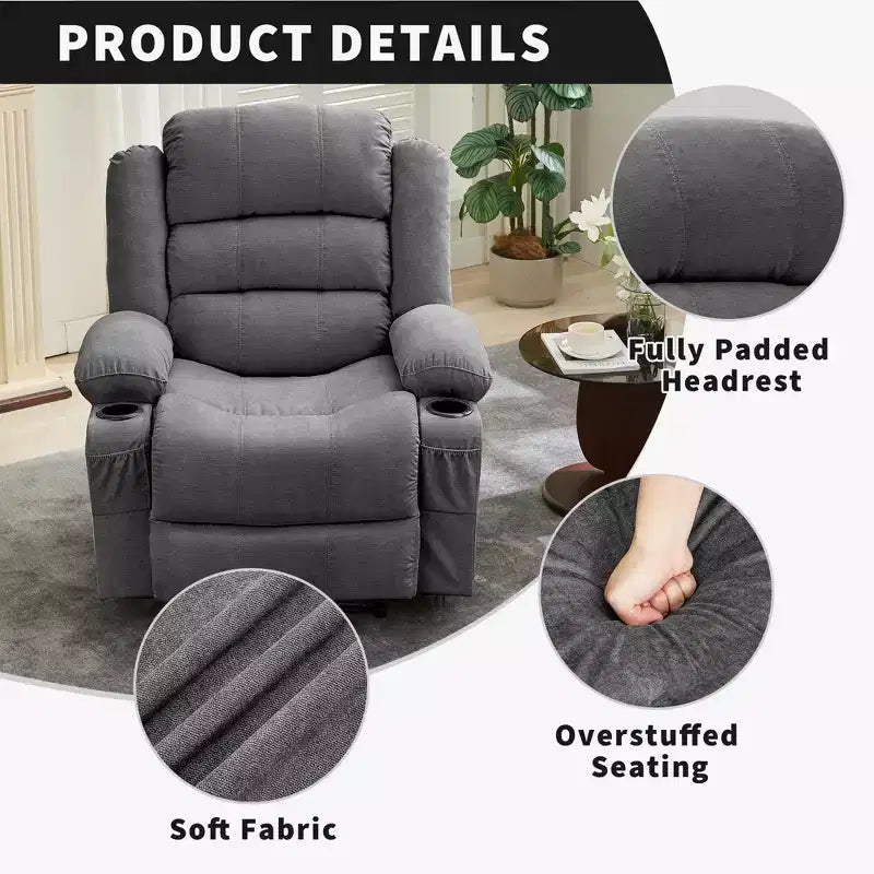 Fauteuil inclinable large pour adultes