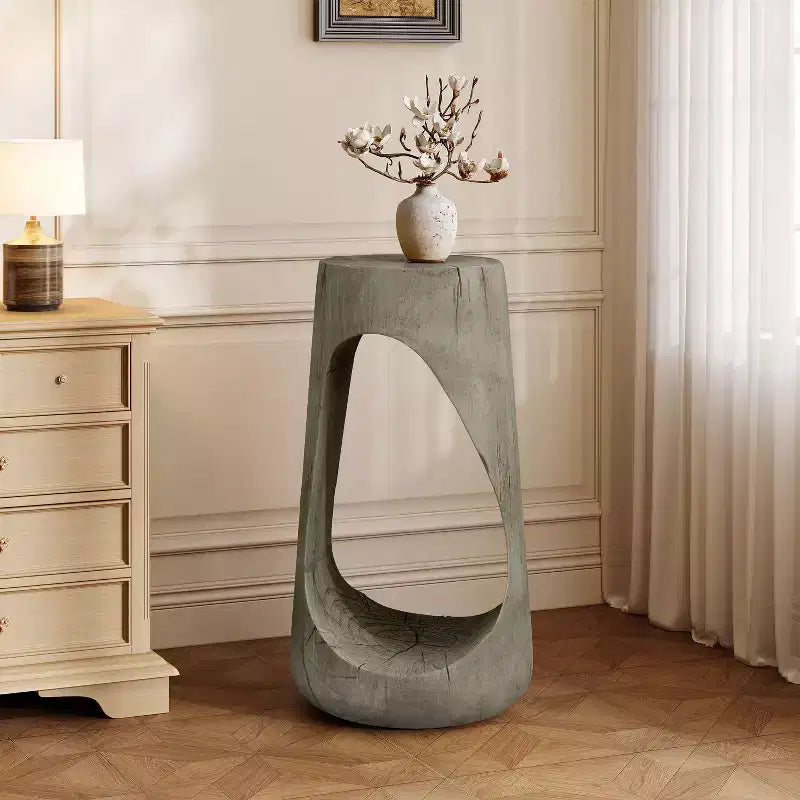 Modern openwork side table; Artistic style side table