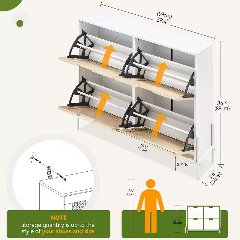 Meuble à chaussures en rotin ; mobilier de rangement de style moderne