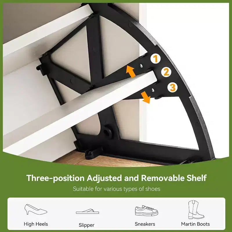Meuble à chaussures en rotin ; mobilier de rangement de style moderne