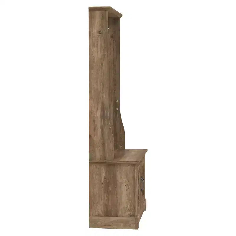 Porte-manteau avec banc et casier de vestibule miroir
