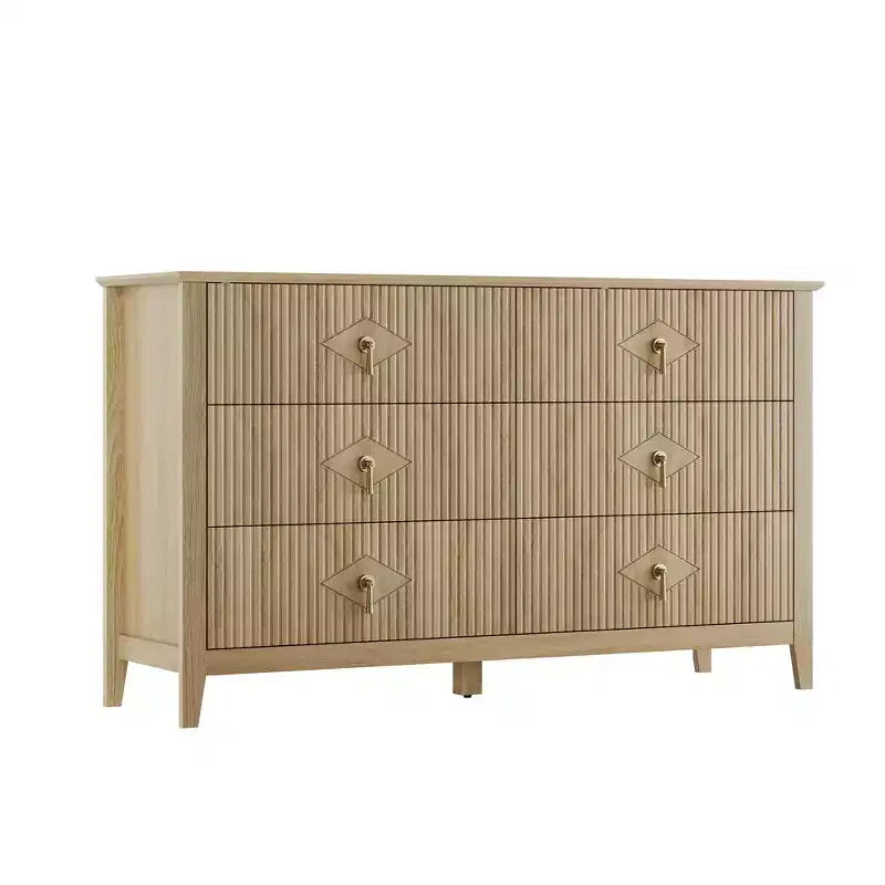 Armoire six tiroirs pour chambre à coucher avec tiroirs encastrés
