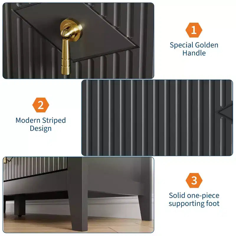 Armoire six tiroirs pour chambre à coucher avec tiroirs encastrés