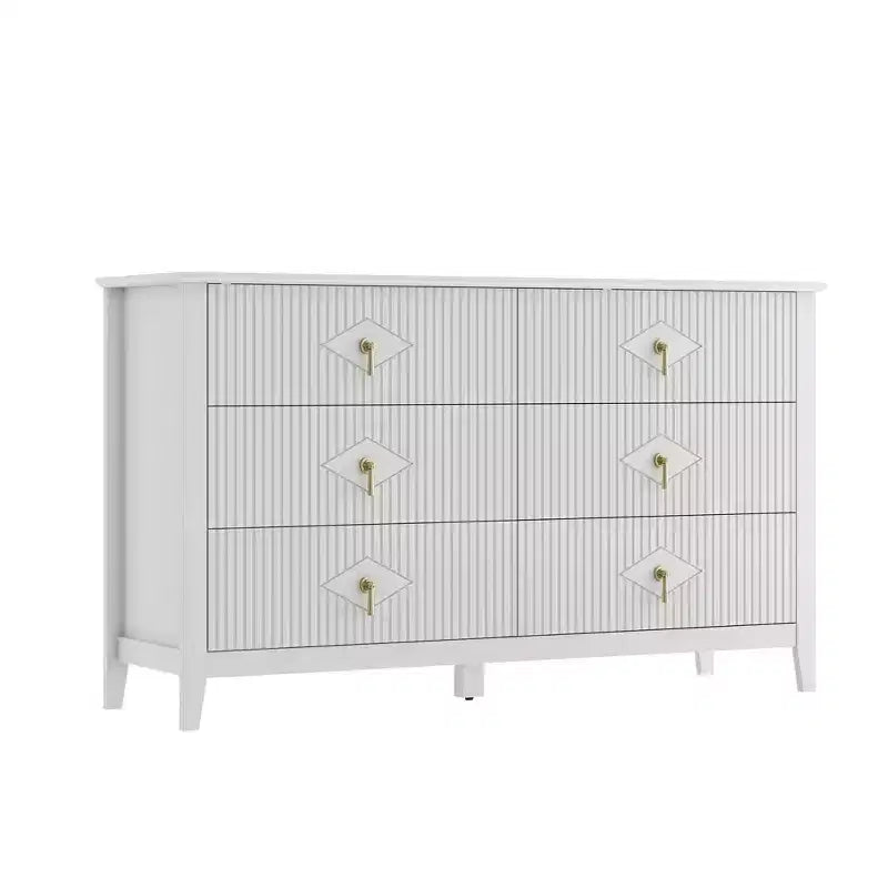 Armoire six tiroirs pour chambre à coucher avec tiroirs encastrés