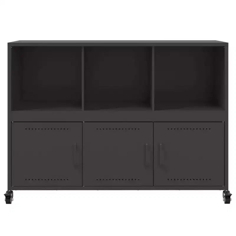 Buffet Acier laminé à froid noir Armoire moyenne Rectangulaire