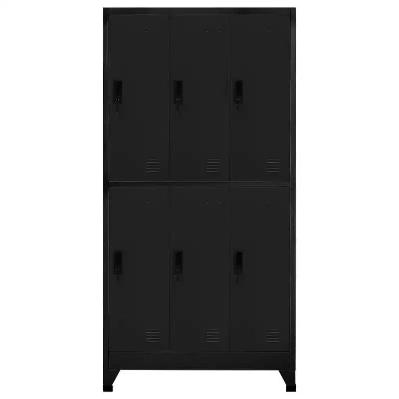 Buffet Acier laminé à froid noir Armoire moyenne Rectangulaire