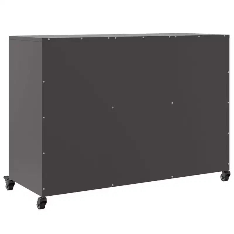 Buffet Acier laminé à froid noir Armoire moyenne Rectangulaire