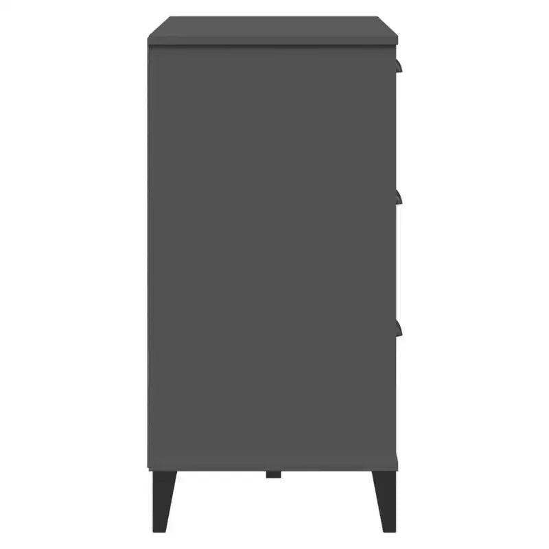 Meuble de Rangement à Tiroirs pour Salon en Pin Massif