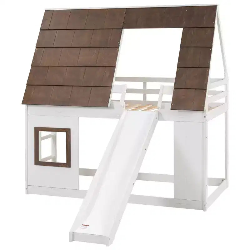 Lit mezzanine amusant pour chambre d'enfant avec échelle