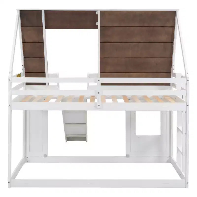 Lit mezzanine amusant pour chambre d'enfant avec échelle