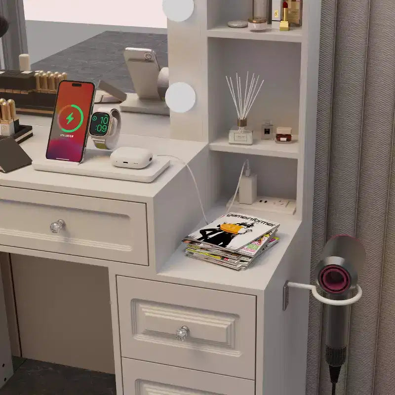 Coiffeuse miroir moderne