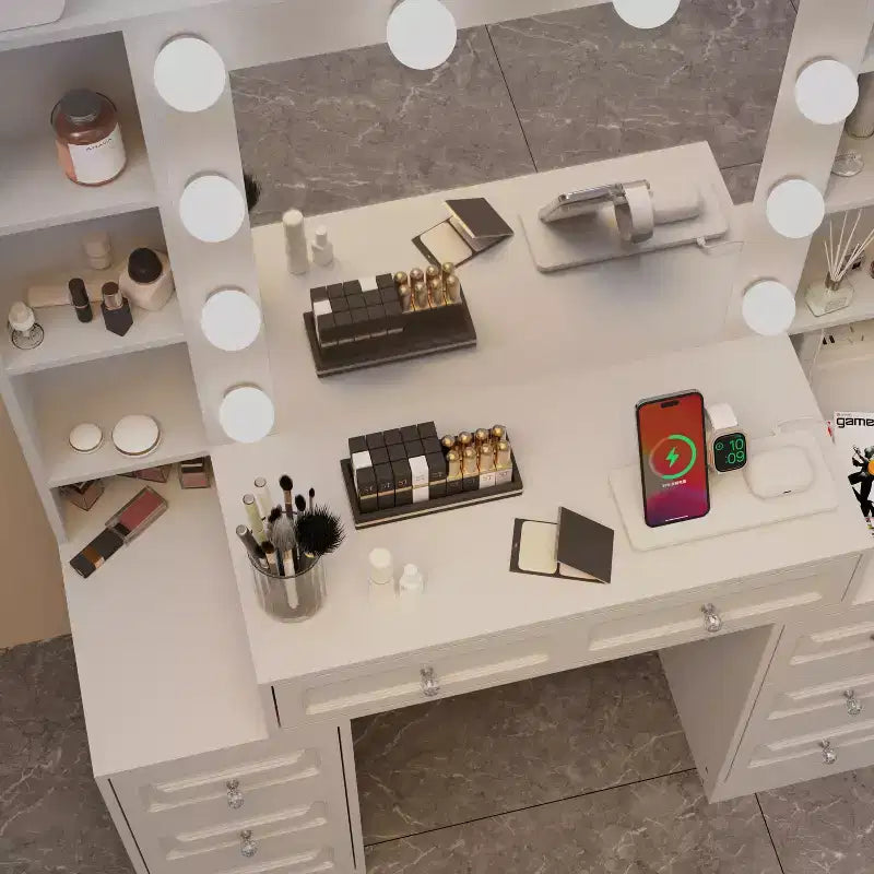 Coiffeuse miroir moderne