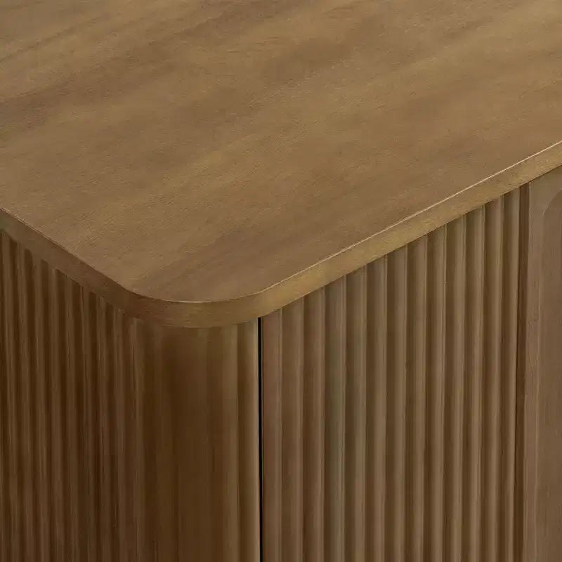 Buffet en bois massif de style bohème moderne