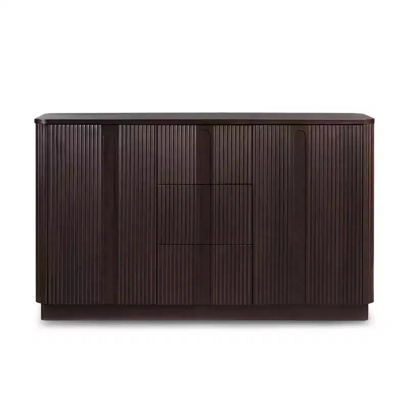 Buffet en bois massif de style bohème moderne