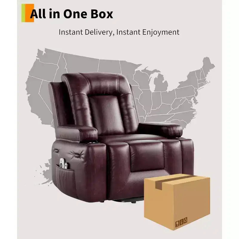 Fauteuil inclinable électrique releveur très grand format