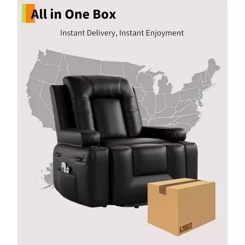 Fauteuil inclinable électrique releveur très grand format