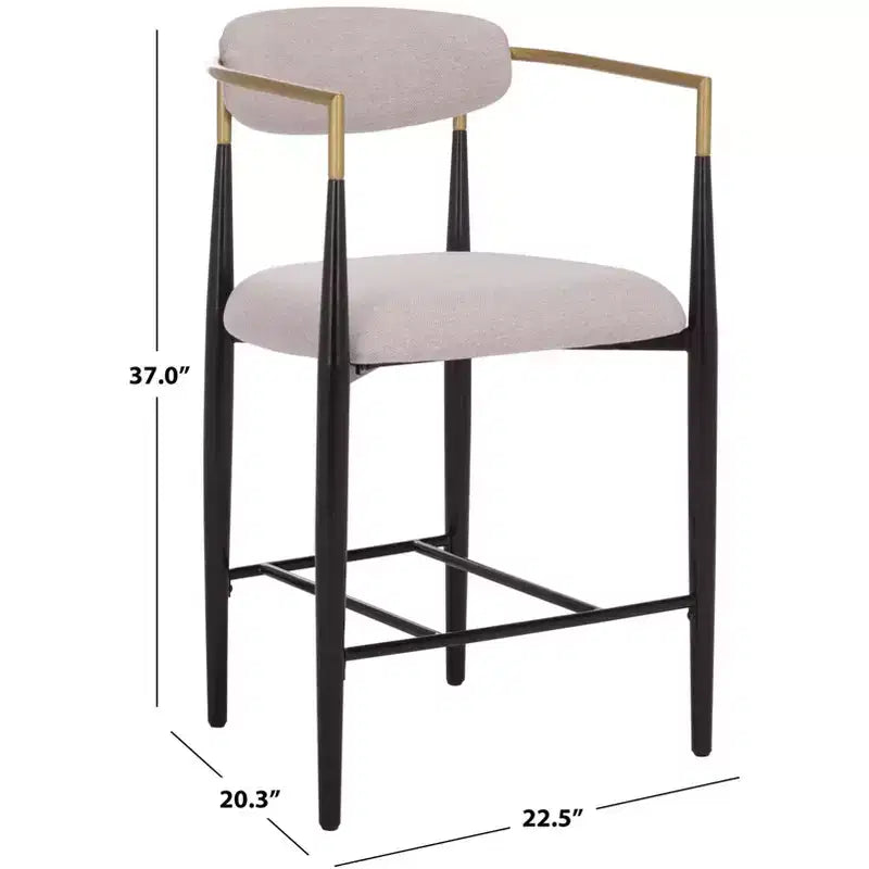 Tabouret de bar à accoudoirs