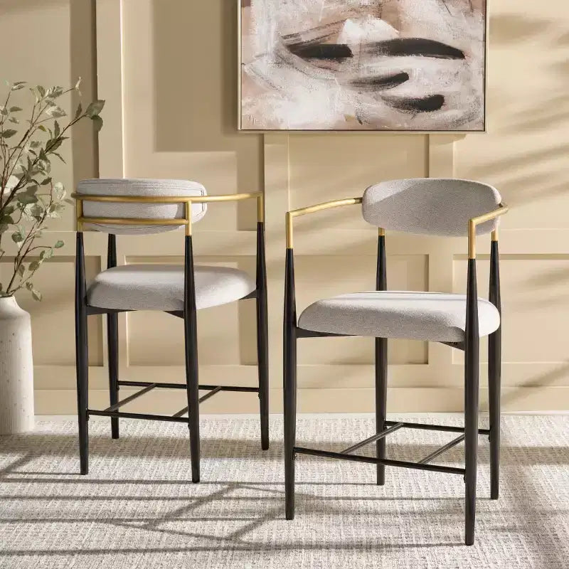 Tabouret de bar à accoudoirs