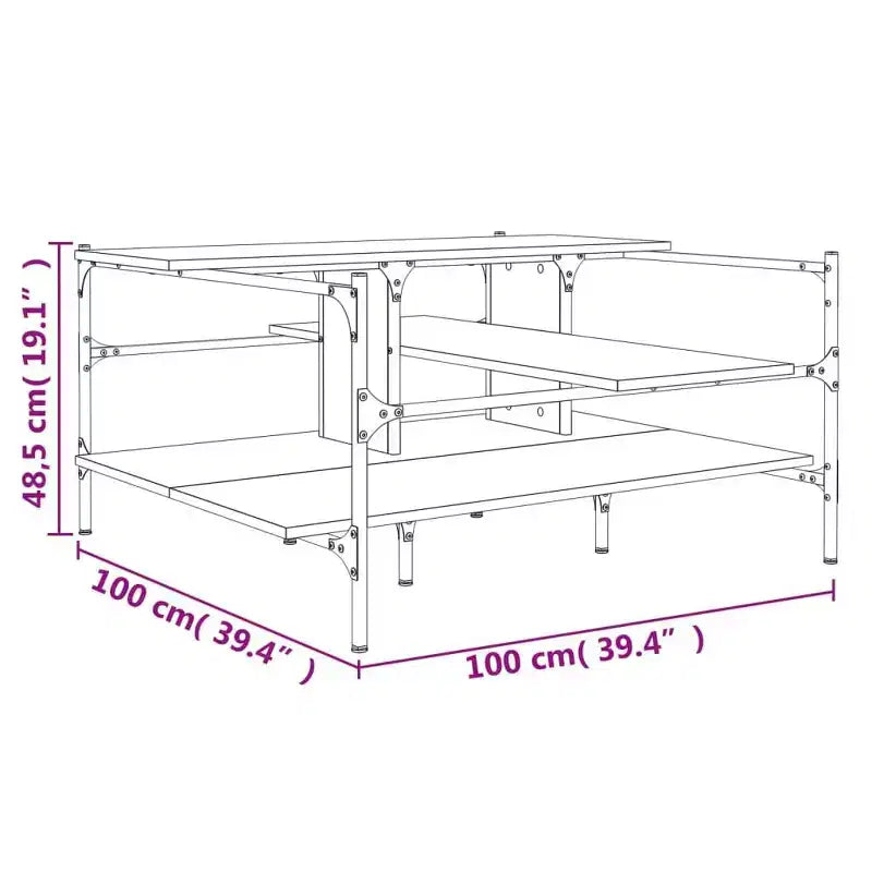 Table basse, table d'appoint de rangement