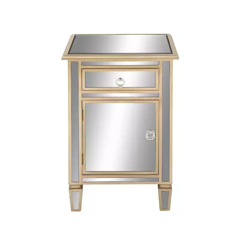 Petite armoire de toilette élégante en verre, beige