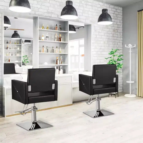 Adjustable swivel hydraulic barber chair for hairdressers